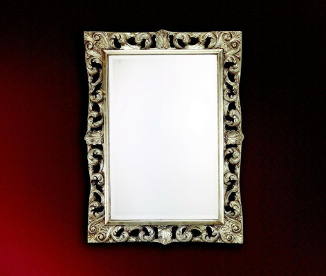 Living room Mirror Wall mirror Designer Dielen Bad Wood Glass Design 113x113 new