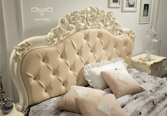 Bed Beige Wooden bed Bedroom Design Beds Italian Art Deco Italy new