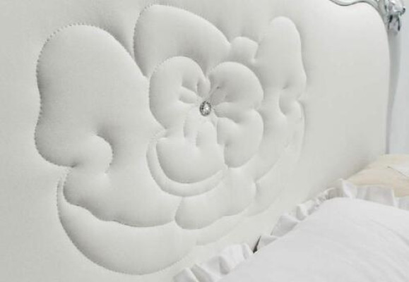 Bed White Bedroom Beds Wood Luxury Furniture Design Classic Hotel Double