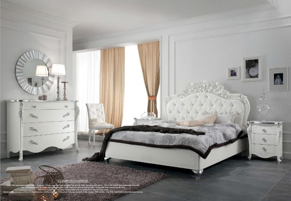 Bed Style Bedroom Beds Wood Italian Furniture Design Classic Art Deco