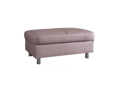 XXL Club Lounge Stool Pufa Leather Ottoman Designer Textile Footstool Design