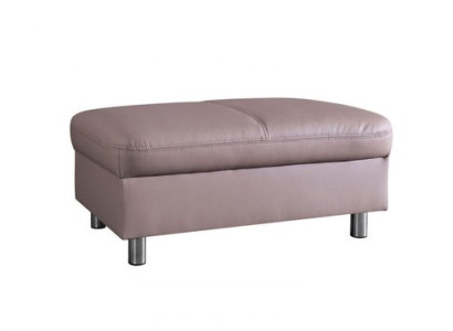 XXL Club Lounge Stool Pufa Leather Ottoman Designer Textile Footstool Design