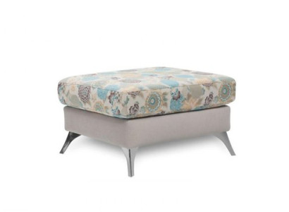 XXL Club Footstool Lounge Stool Ottoman Pufa Leather Textile Ottoman