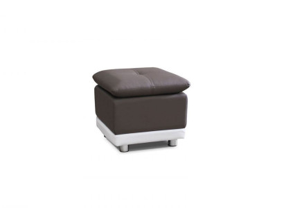 XXL Footstool Stool Leather Textile Ottoman Designer Pufa Ottoman