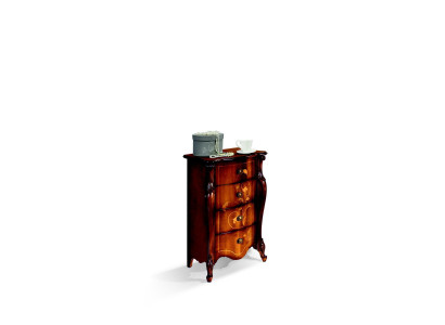 Style Baroque Italian Furniture Design Chest of drawers Wardrobe Brown Luxury Wooden Skirt new