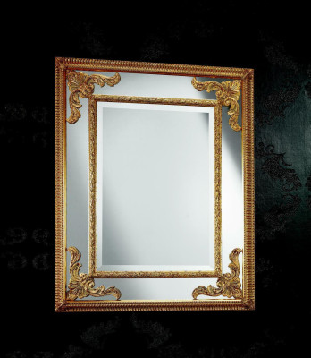 Decoration Mirror Wall mirror Hallway mirror Bathroom Hallway Wood Wall Mirror Baroque