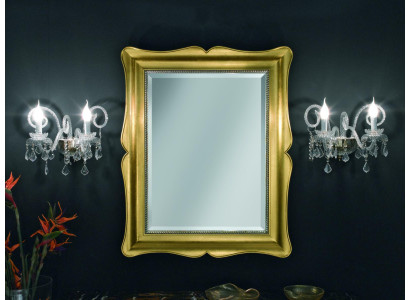 Mirror Furniture Baroque Classic r Wall mirror Wood 85x105 Glass Frame Wall Gold