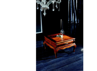 Wood Italian Furniture Baroque Style Brown Luxury Coffee table Living room Table new
