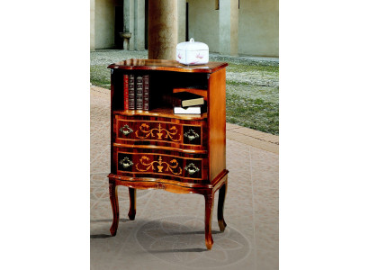 Furniture Wood Style Baroque Brown Chest of drawers Cabinets Designer Italian Furniture