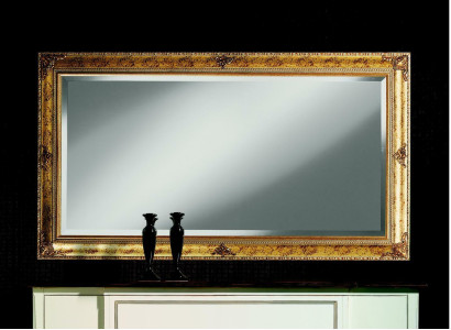 Classic r Design Mirror Wall mirror Retro Baroque Rococo Golden Wood Frame