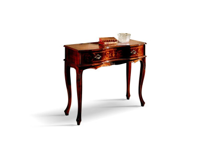 Wood Italian Furniture Console table Brown Furniture Style Baroque Design Consoles