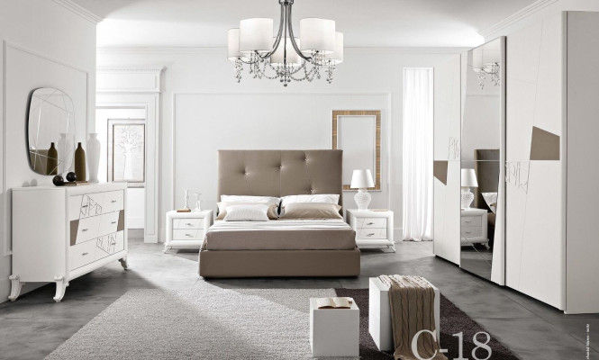 Stylish designer chest of drawers made of natural wood from the Italian furniture manufacturer