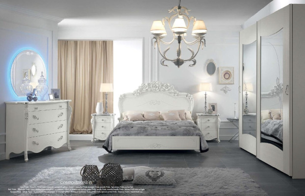 Bed Bedroom Beds Double bed Wood Luxury Furniture Design Classic Hotel