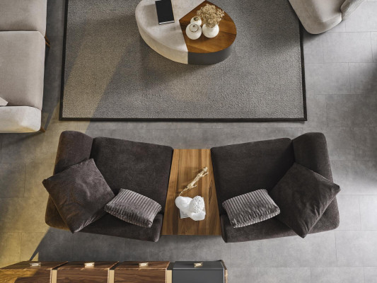 Sofa set 4 Seater Armchair Four Seater Sofa Modern Black Fabric new