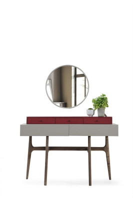 Console table Dressing table Console Mirror Table Bedroom Set 2pcs