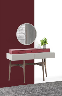Console table Dressing table Console Mirror Table Bedroom Set 2pcs