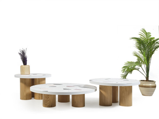 Coffee tables Side tables Design Living room 3 pcs. Italian style