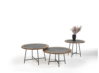 Coffee tables Design Tables Living room table 3 pcs. Side table luxury table