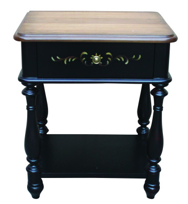 Designer Night Table Console Luxury Bedside tables Beistell Leather Consoles Wood new
