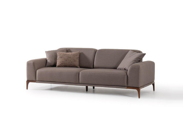 Living room sofa couch three seater design luxury couches furniture brown