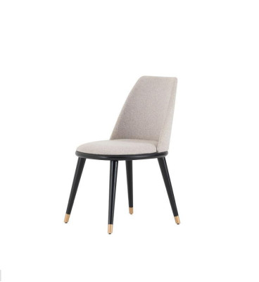 Designer Mega Comfort abler beige dining room chair in a modern style