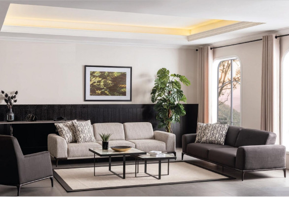 Living room Sofa 4 Seater Design Style Furniture Modern Sofas Elegant
