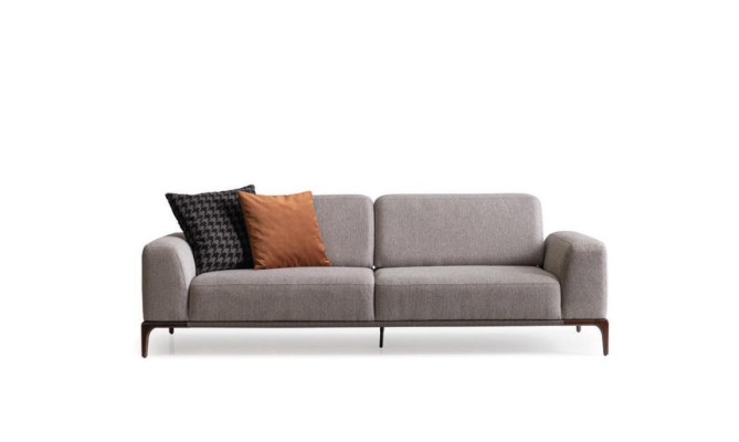 Living room Sofa 3 Seater Design Style Furniture Modern Sofas gray