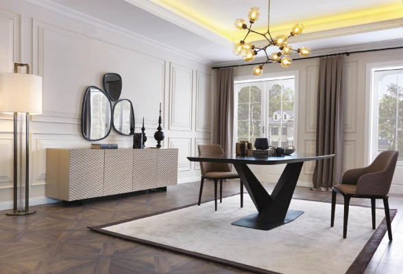 Ergonomic comfort chair made from natural wood from European furniture manufacturers