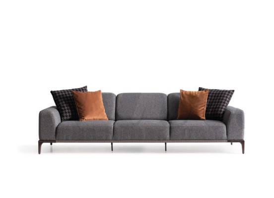 Living room Sofa set 4 Seater Coffee table 2x Side tables Luxury sofa