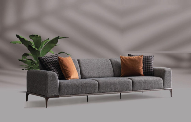 Living room Sofa set 4 Seater Coffee table 2x Side tables Luxury sofa