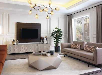 Living room Coffee table Table Design Furniture Luxury Furnishings Sofa beige