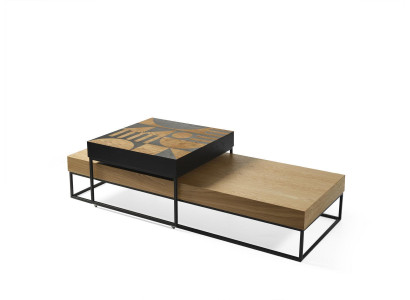 Coffee table Brown Luxury Wood Living room Design Coffee table Furniture new