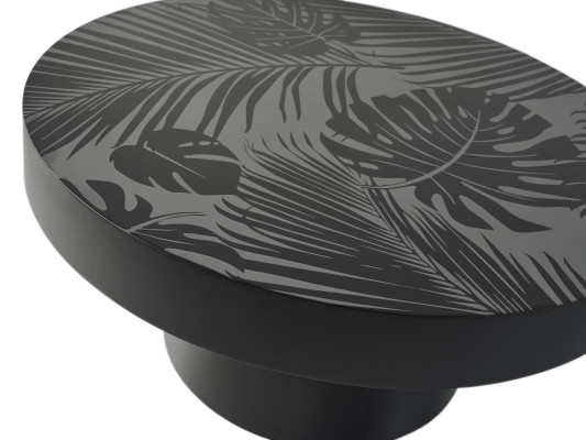 Table Living room table Round Coffee table Side table Coffee table Black