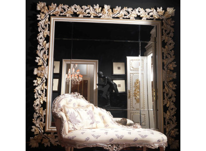 Handmade wall mirror mirror frame carved frame gold classic