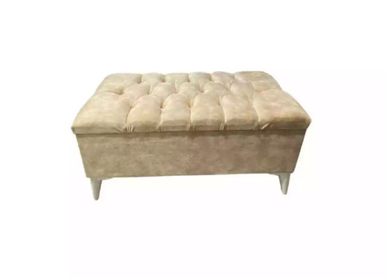 Design Stool Design Upholstery Footstool Ottoman Seat Textile Chaise Lounge