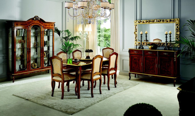 Complete Set Dining table 6 Chairs Dining room Suite Ess Group Table Furniture 7pcs