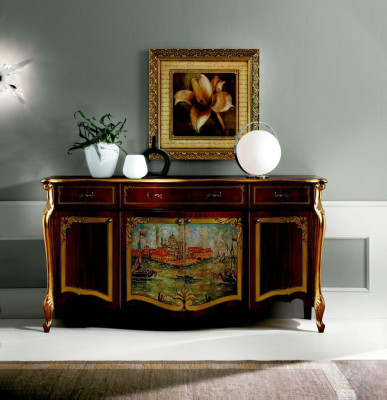 Design Furniture Luxury Baroque Buffet Chest of drawers Sideboard xxl Design Italian new