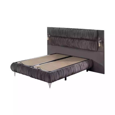Beds Double bed Hotel Bed Frame Double Wood Furniture Bed Upholstery Luxury