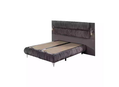 Beds Double bed Hotel Bed Frame Double Wood Furniture Bed Upholstery Luxury