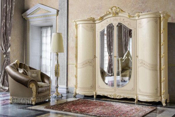 Furniture Baroque new Classic r Wardrobe Cabinets Bedroom Wardrobe Wood