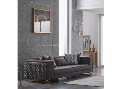 Luxury Three Seater Couch Upholstery Furniture Sofa 3 Seater Living room 245cm