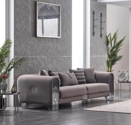 Elegant Fabric Couch Upholstery Sofa Furniture Living room Furniture Textile Sofas