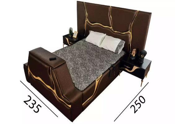 Design Bed Upholstery Beds Double bed Marriage Furniture Luxury Bedroom Bed Frame