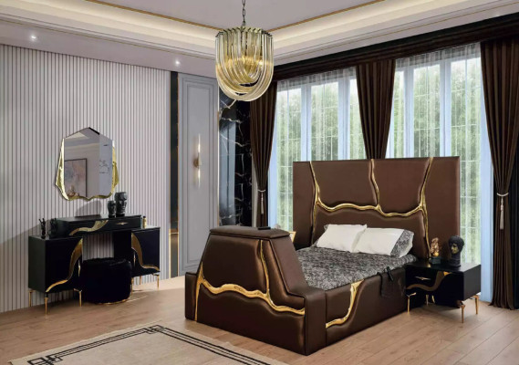 Design Bed Upholstery Beds Double bed Marriage Furniture Luxury Bedroom Bed Frame