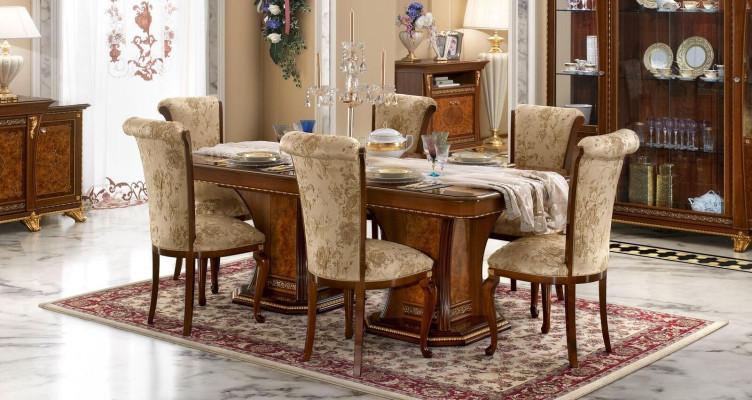 Dining room set suite chairs 6x group dining set antique style table 7 pieces. new
