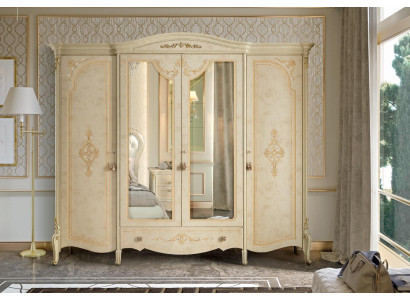 Wardrobe Wardrobe Baroque Style Furniture Classic Bedroom Cabinets Wood