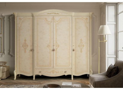 Wardrobe Wardrobe Baroque Style Wood Furniture Classic Bedroom Cabinets