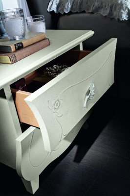 Complete Set Bed Bedside table Chest of drawers new Design Bedroom 5 pcs. Bedroom