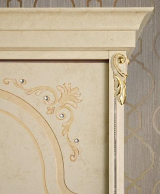 Luxury Wardrobe Wardrobe Style Furniture Classic Bedroom Cabinets Wood