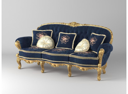 Chesterfield Classic r Three Seater Sofa Living landscape Textile Sofas 3 Seat new